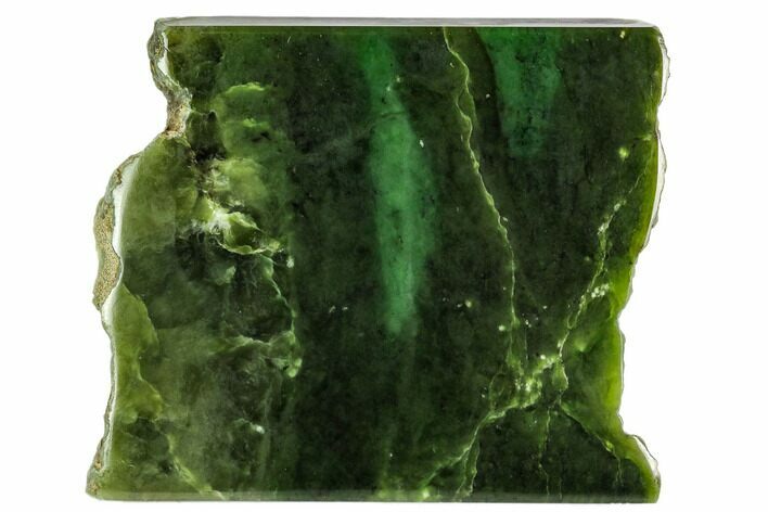 Polished Canadian Jade (Nephrite) Slab - British Colombia #112725